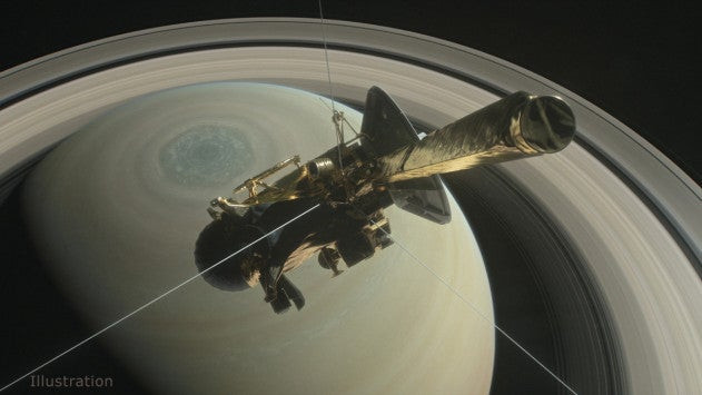 Διάστημα: Επιβίωσε το Cassini από την πρώτη «βουτιά» ανάμεσα στον Κρόνο και στους δακτυλίους του! (εικόνα)